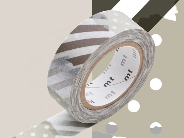 Acheter Masking tape motif - Rayures et pois argent G - 3,30 € en ligne sur La Petite Epicerie - Loisirs créatifs