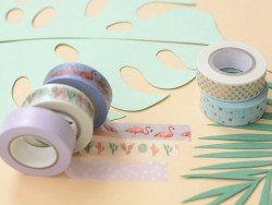 Acheter Set de 5 masking tapes - cactus / flamant rose - 13,90 € en ligne sur La Petite Epicerie - Loisirs créatifs