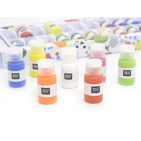 Acheter Super Pack de 24 mini-pots de peinture - Acrylique - 39,99 € en ligne sur La Petite Epicerie - Loisirs créatifs