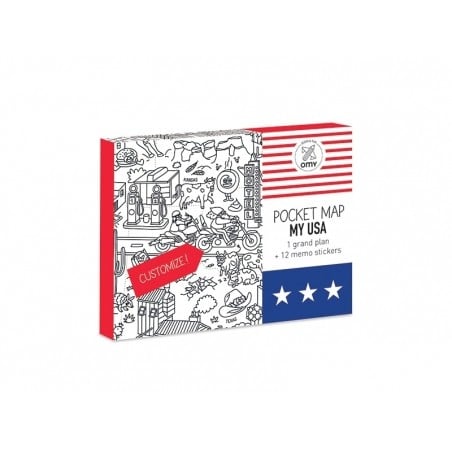 Acheter Pocket map à colorier - USA - 6,90 € en ligne sur La Petite Epicerie - Loisirs créatifs