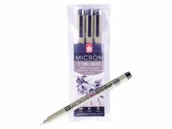 Acheter lots de 3 stylos micron Sigma - tailles 02, 04, 08 - 9,90 € en ligne sur La Petite Epicerie - Loisirs créatifs
