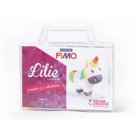 Acheter Kit Fimo - Malette Lilie la licorne - figurine à modeler - 14,99 € en ligne sur La Petite Epicerie - Loisirs créatifs