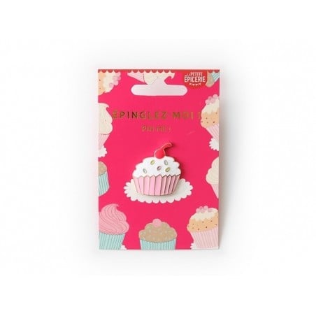 Acheter Broche pin's émaillé cupcake - 4,99 € en ligne sur La Petite Epicerie - Loisirs créatifs