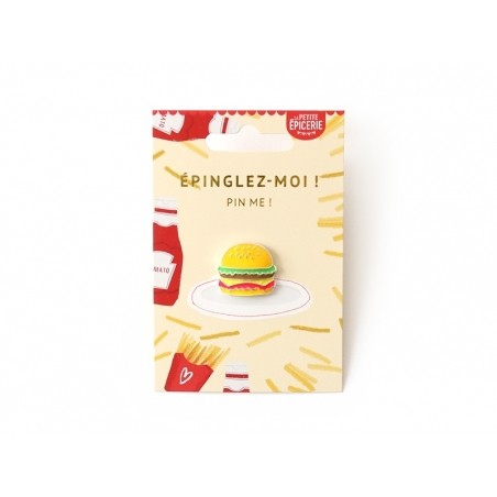 Acheter Broche pin's émaillé hamburger - 4,99 € en ligne sur La Petite Epicerie - Loisirs créatifs