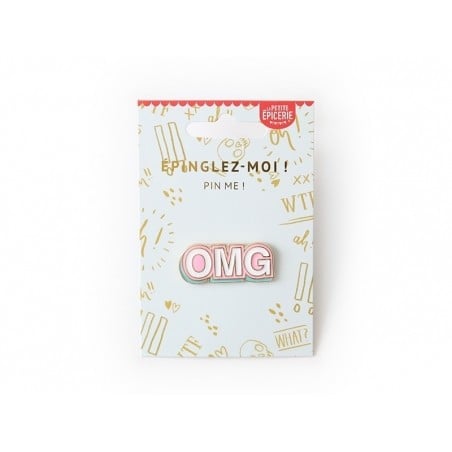 Acheter Broche pin's émaillé "Oh my god" OMG - 4,99 € en ligne sur La Petite Epicerie - Loisirs créatifs