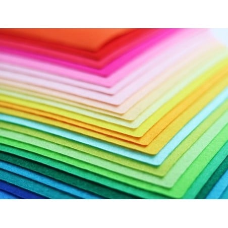 Acheter Lot de 40 plaques de feutrine multicolores - 30 x 20 cm - 12,49 € en ligne sur La Petite Epicerie - Loisirs créatifs