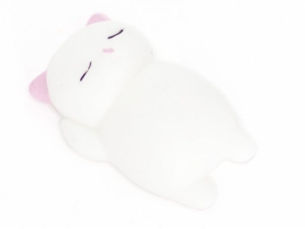 Acheter Mini squishy chat oreilles roses kawaii - anti-stress en ligne