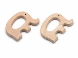Acheter Accessoire pour hochet montessori / jouet de dentition en bois - Eléphant - 2,99 € en ligne sur La Petite Epicerie - ...