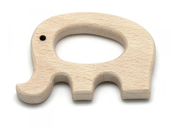 Acheter Accessoire pour hochet montessori / jouet de dentition en bois - Eléphant - 2,99 € en ligne sur La Petite Epicerie - ...