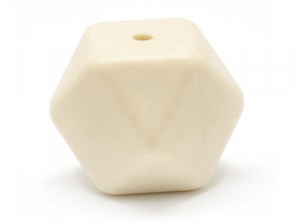 Acheter Perle géométrique de 14 mm en silicone - beige, imitation bois clair - 0,99 € en ligne sur La Petite Epicerie - Loisi...