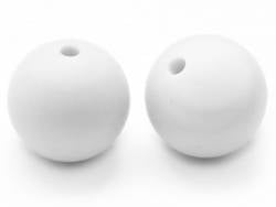 Acheter Perle ronde 12 mm en silicone - blanc - 0,59 € en ligne sur La Petite Epicerie - Loisirs créatifs