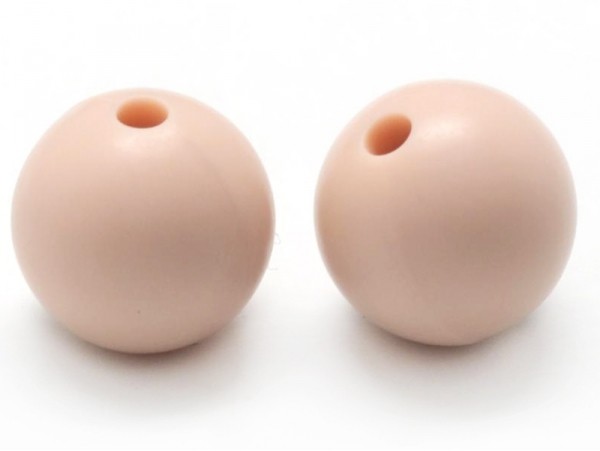 Acheter Perle ronde 12 mm en silicone - beige rosé - 0,59 € en ligne sur La Petite Epicerie - Loisirs créatifs