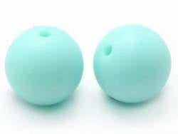 Acheter Perle ronde 12 mm en silicone - aqua - 0,59 € en ligne sur La Petite Epicerie - Loisirs créatifs