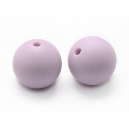 Acheter Perle ronde 8 mm en silicone - parme - 0,49 € en ligne sur La Petite Epicerie - Loisirs créatifs