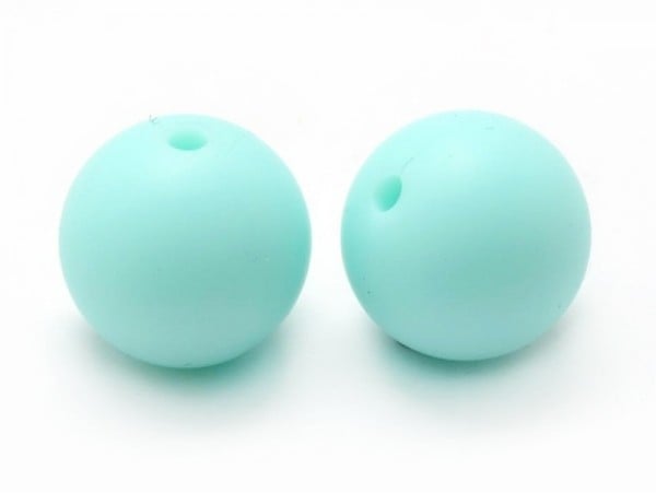 Acheter Perle ronde 8 mm en silicone - aqua  - 0,49 € en ligne sur La Petite Epicerie - Loisirs créatifs