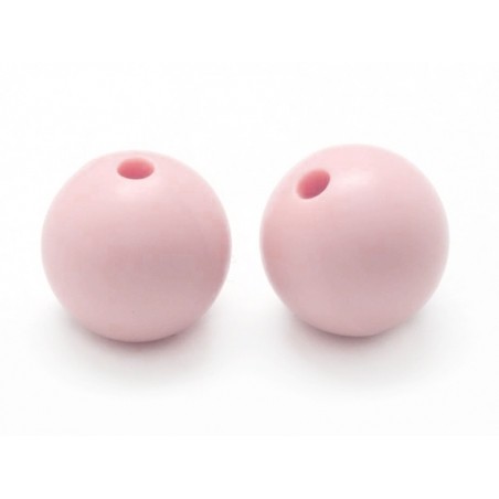 Acheter Perle ronde 8 mm en silicone - rose clair - 0,49 € en ligne sur La Petite Epicerie - Loisirs créatifs
