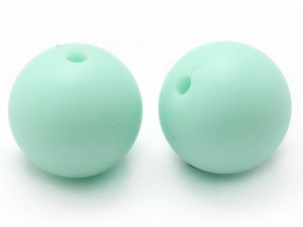 Acheter Perle ronde 12 mm en silicone - vert menthe - 0,59 € en ligne sur La Petite Epicerie - Loisirs créatifs