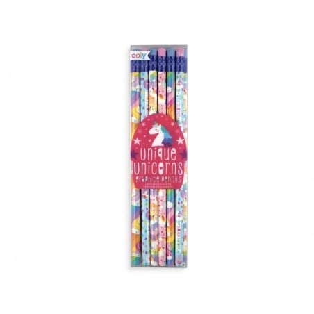 Acheter Lot de 12 crayons à papier licornes - unique unicorns - 7,49 € en ligne sur La Petite Epicerie - Loisirs créatifs