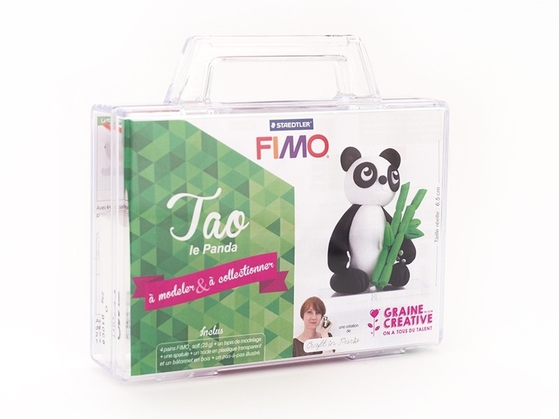 Acheter Kit Fimo - Malette Tao le panda- figurine à modeler - 14,99 € en ligne sur La Petite Epicerie - Loisirs créatifs