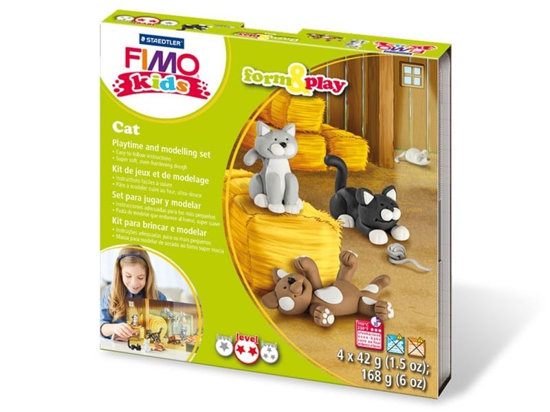 Acheter Kit de modelage et jeux - Chats - Fimo Kids - 10,99 € en ligne sur La Petite Epicerie - Loisirs créatifs
