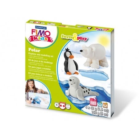 Acheter Kit de modelage et jeux - Animaux de la banquise - Fimo Kids - 10,99 € en ligne sur La Petite Epicerie - Loisirs créa...