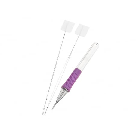 Acheter Punch needle / aiguille magique pour broderie facile - violet - 5,99 € en ligne sur La Petite Epicerie - Loisirs créa...