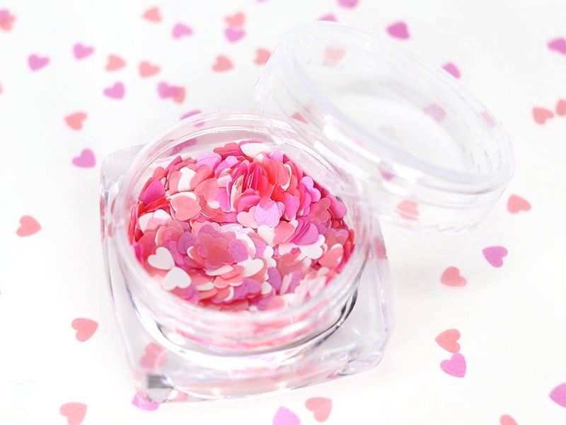 Acheter Paillettes en forme de cœur - Nuances de rose - 1,99 € en ligne sur La Petite Epicerie - Loisirs créatifs