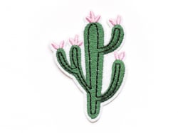 Acheter Écusson thermocollant - Cactus à fleurs - 2,49 € en ligne sur La Petite Epicerie - Loisirs créatifs