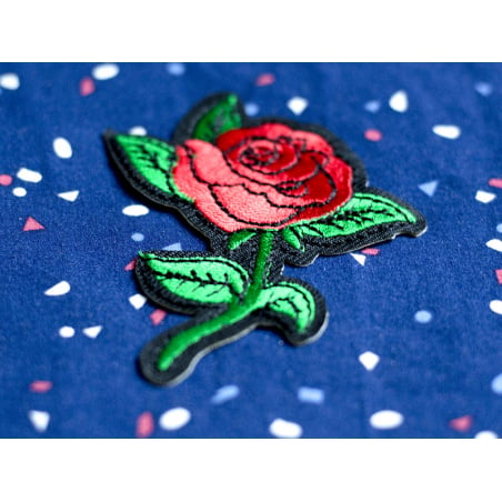 Acheter Écusson thermocollant - Rose style tattoo - 2,99 € en ligne sur La Petite Epicerie - Loisirs créatifs