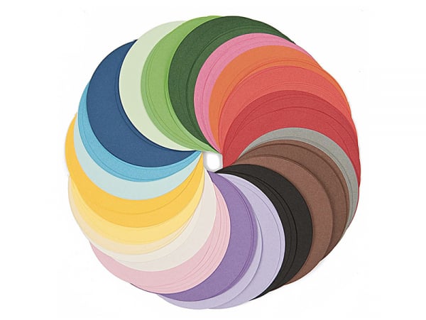 Acheter 200 feuilles de papier Origami - 20 couleurs - rond 10 cm diamètre - 5,29 € en ligne sur La Petite Epicerie - Loisirs...
