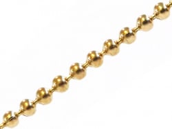 Acheter Chaine bille dorée 1,5 mm x 20 cm - 0,40 € en ligne sur La Petite Epicerie - Loisirs créatifs