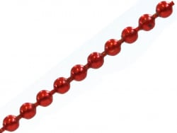 Acheter Chaine bille 1,5 mm rouge bordeaux brillant x 20 cm - 0,40 € en ligne sur La Petite Epicerie - Loisirs créatifs