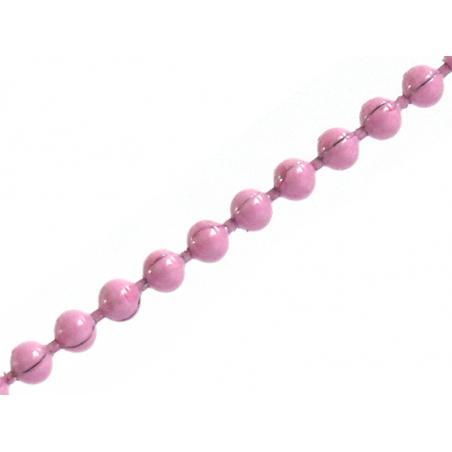 Acheter Chaine bille 1,5 mm rose mat x 20 cm - 0,39 € en ligne sur La Petite Epicerie - Loisirs créatifs