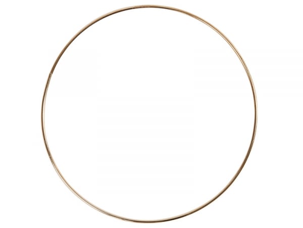 Acheter Cercle en métal doré - 20 cm - 3,49 € en ligne sur La Petite Epicerie - Loisirs créatifs
