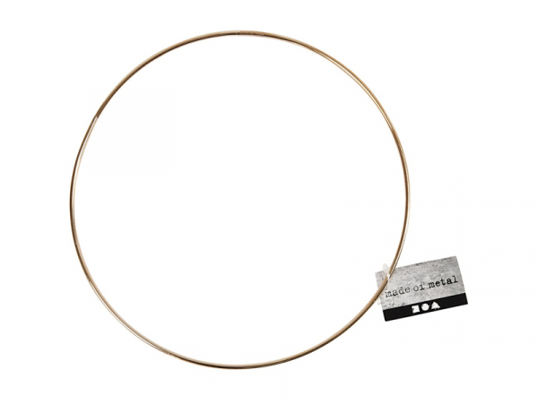 Acheter Cercle en métal doré - 20 cm - 3,49 € en ligne sur La Petite Epicerie - Loisirs créatifs