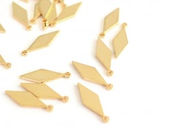 Acheter Pendentif losange allongé - doré à l'or fin - 0,99 € en ligne sur La Petite Epicerie - Loisirs créatifs
