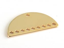 Acheter Connecteur demi-cercle 20mm - doré à l'or fin - 1,79 € en ligne sur La Petite Epicerie - Loisirs créatifs