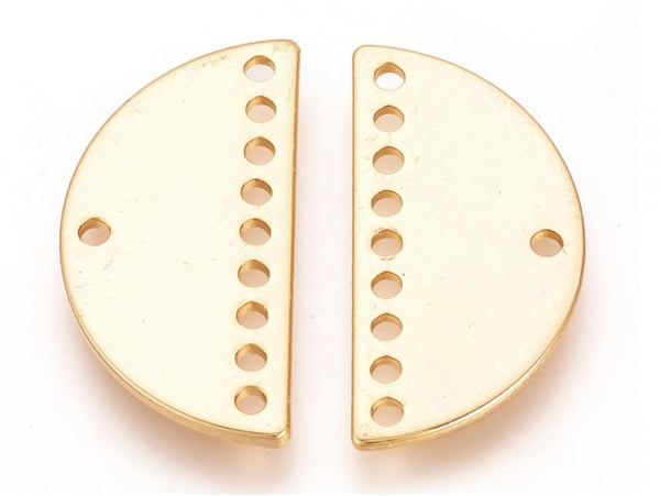 Acheter Connecteur demi-cercle 20mm - doré à l'or fin - 1,79 € en ligne sur La Petite Epicerie - Loisirs créatifs