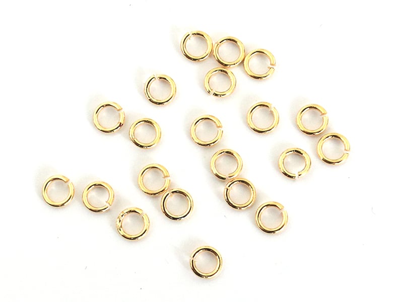 Acheter 20 anneaux 2mm - dorés à l'or fin - 0,99 € en ligne sur La Petite Epicerie - Loisirs créatifs