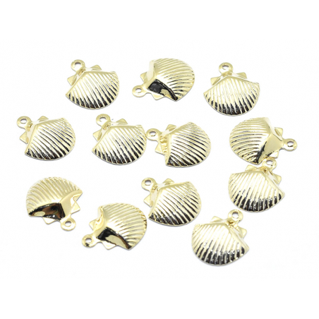 Acheter Pendentif petit coquillage - doré à l'or fin 18K - 0,79 € en ligne sur La Petite Epicerie - Loisirs créatifs