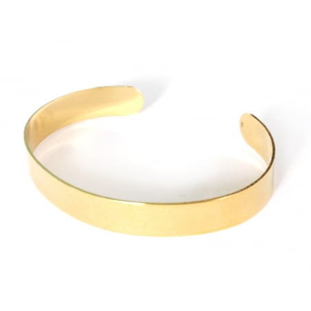 Acheter Bracelet manchette laiton doré - 10 mm - 5,49 € en ligne sur La Petite Epicerie - Loisirs créatifs