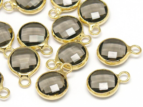 Acheter Pendentif rond en verre à facettes 10mm - gris cristal - 1,49 € en ligne sur La Petite Epicerie - Loisirs créatifs