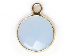 Acheter Pendentif rond en verre à facettes 10mm - bleu lilas - 1,49 € en ligne sur La Petite Epicerie - Loisirs créatifs