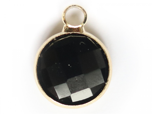 Acheter Pendentif rond en verre à facettes 10mm - noir - 1,49 € en ligne sur La Petite Epicerie - Loisirs créatifs