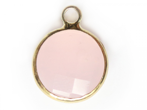 Acheter Pendentif rond en verre à facettes 10mm - rose - 1,49 € en ligne sur La Petite Epicerie - Loisirs créatifs
