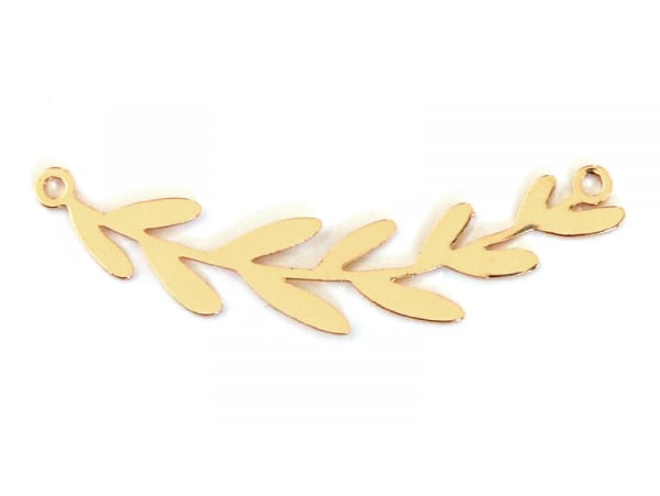 Acheter Pendentif feuille de rameau - doré à l'or fin 24K - 2,99 € en ligne sur La Petite Epicerie - Loisirs créatifs