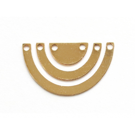 Acheter Pendentif petit fanion arrondi - doré à l'or fin 24K - 1,99 € en ligne sur La Petite Epicerie - Loisirs créatifs