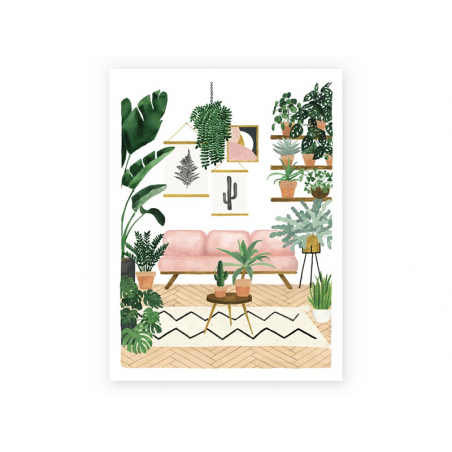Acheter Affiche aquarelle - Mon joli canapé - 18 x 24 cm - ATWS - 11,99 € en ligne sur La Petite Epicerie - Loisirs créatifs