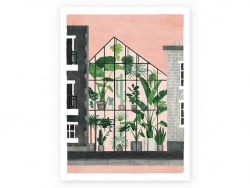 Acheter Affiche aquarelle - Green house - 18 x 24 cm - ATWS - 11,99 € en ligne sur La Petite Epicerie - Loisirs créatifs