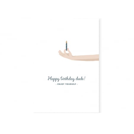 Acheter Carte aquarelle - Happy birthday dude ! - ATWS - 3,49 € en ligne sur La Petite Epicerie - Loisirs créatifs